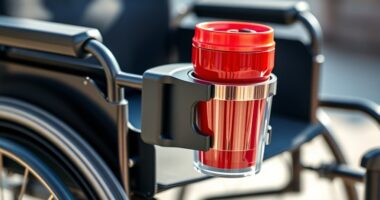top wheelchair drink holders