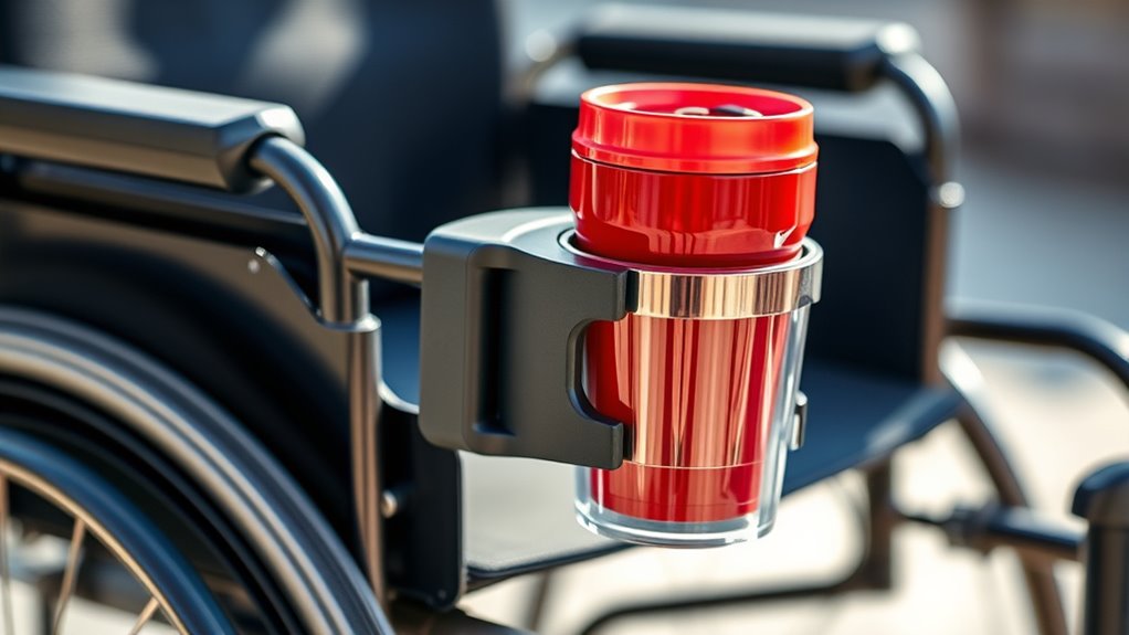 top wheelchair drink holders