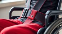 top wheelchair safety belts