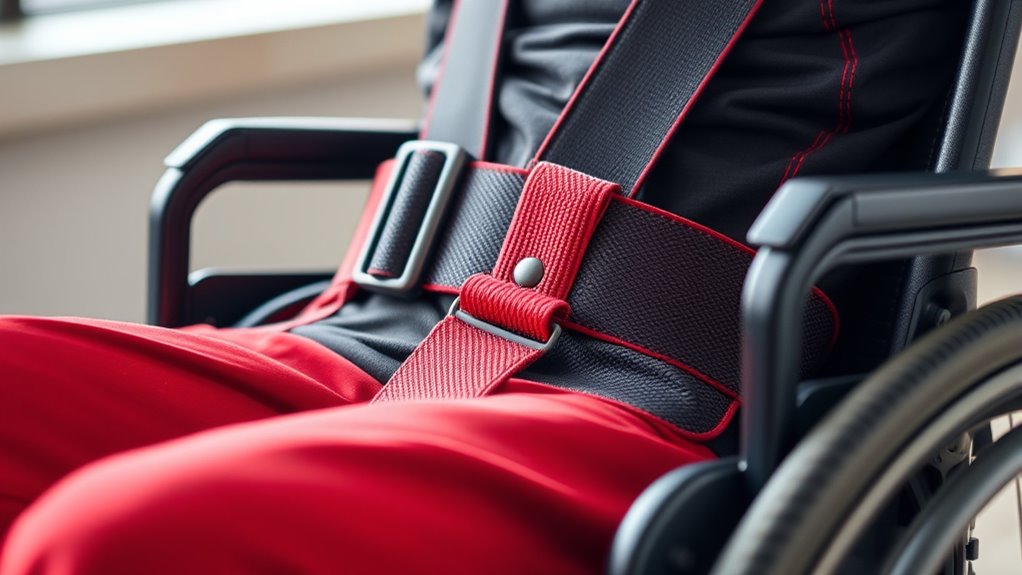 top wheelchair safety belts