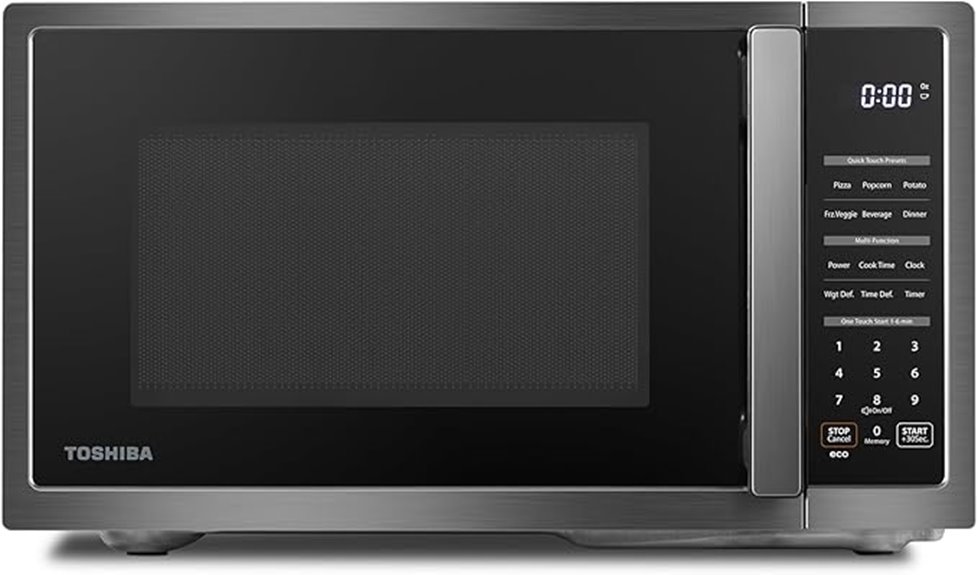 toshiba em09pa countertop microwave