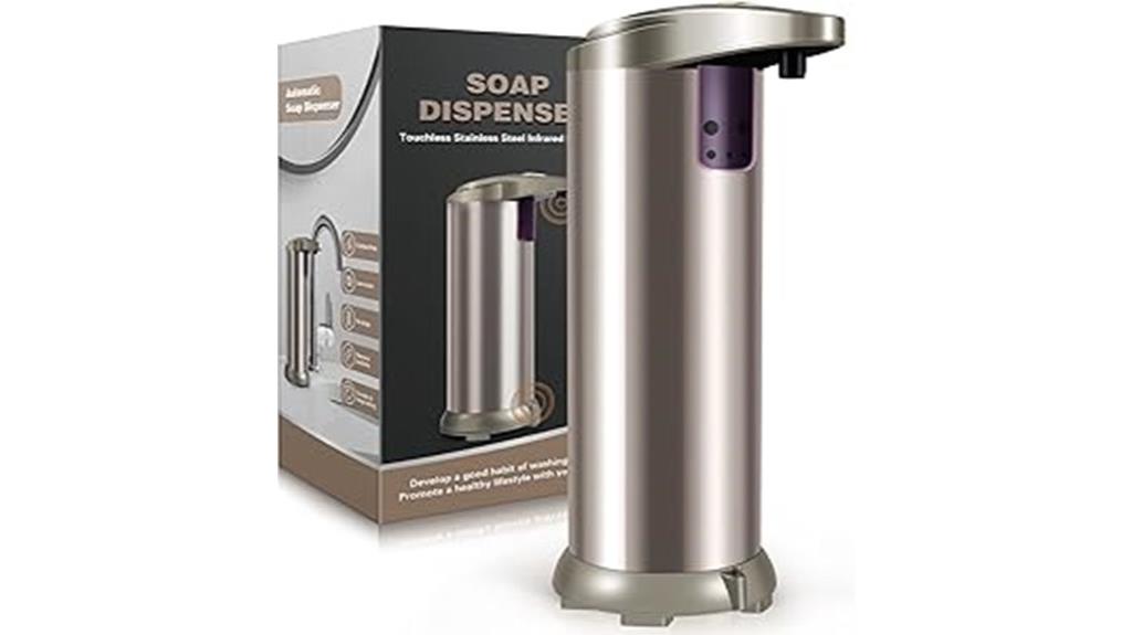 touchless stainless steel dispenser