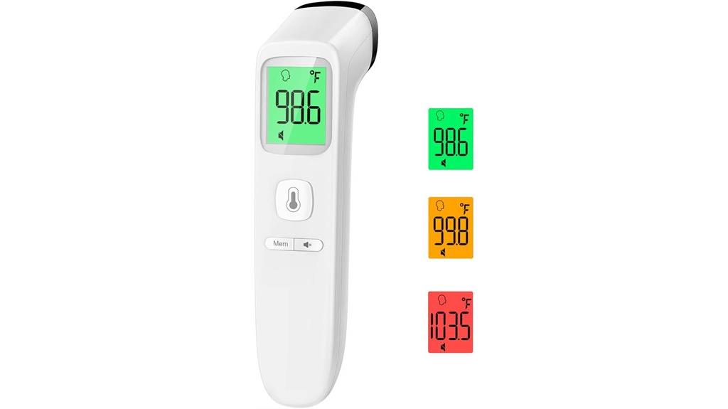 touchless temperature reading