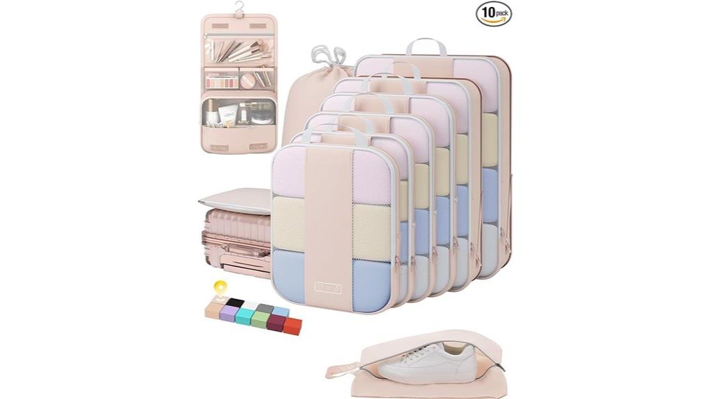 travel compression packing cubes
