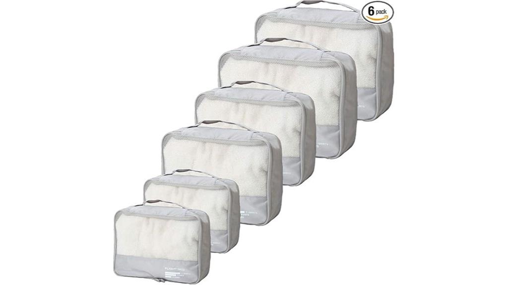 travel luggage packing cubes
