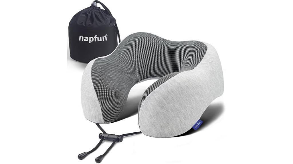 travel neck pillow with memory