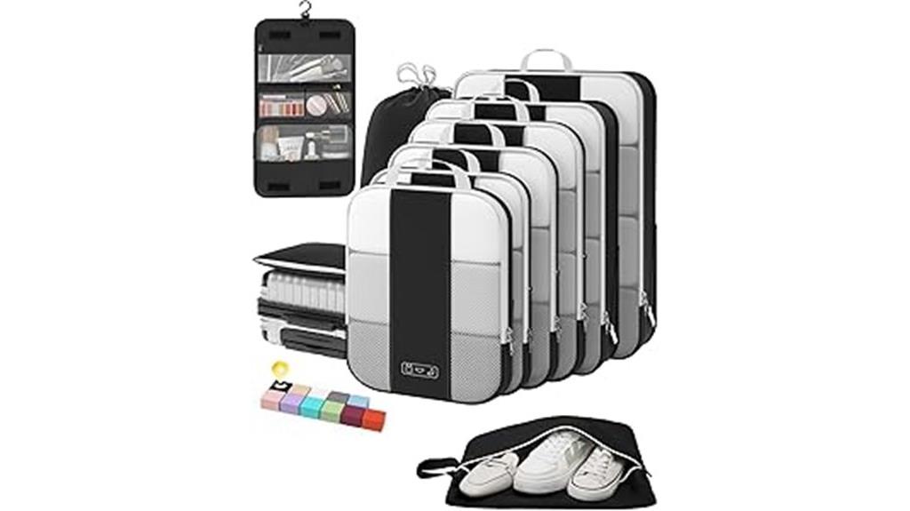 travel packing cube set