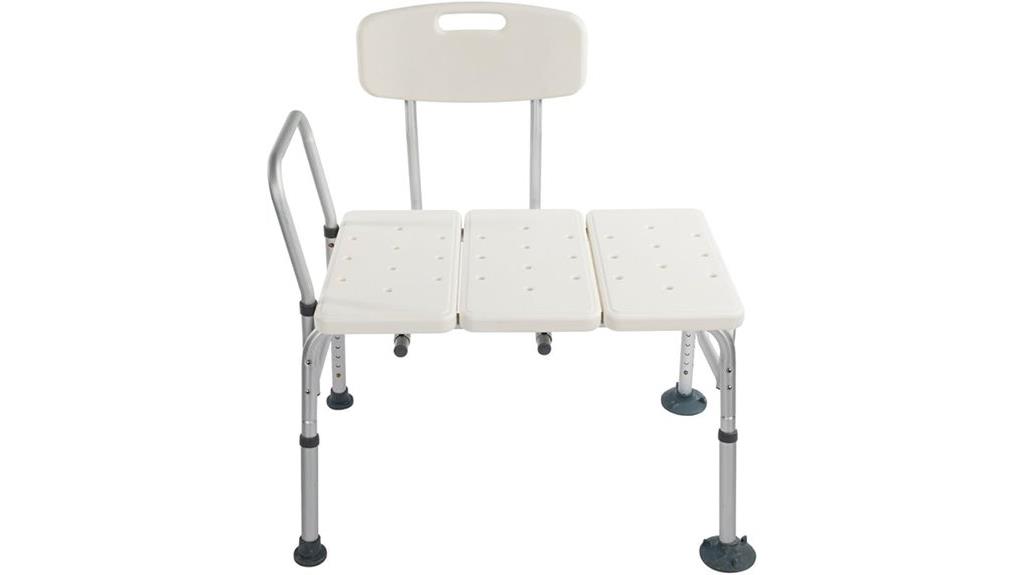 tub bench with back