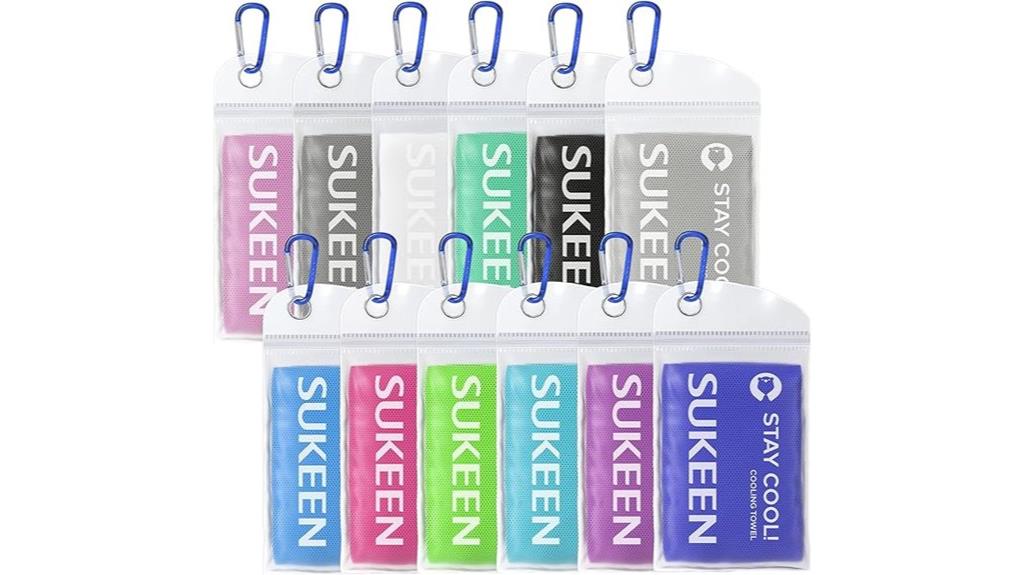 twelve pack cooling towels