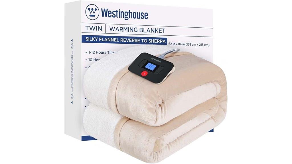 twin size electric blanket