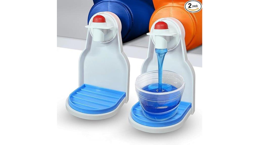 two detergent cup holders