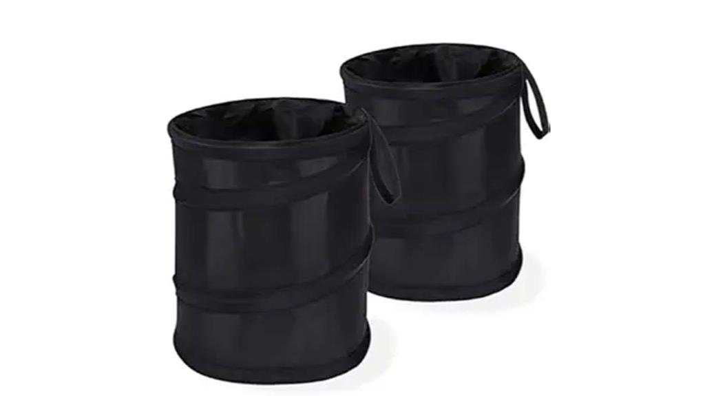 two gallon trash cans