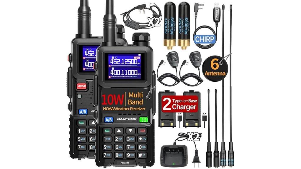 two pack baofeng radios
