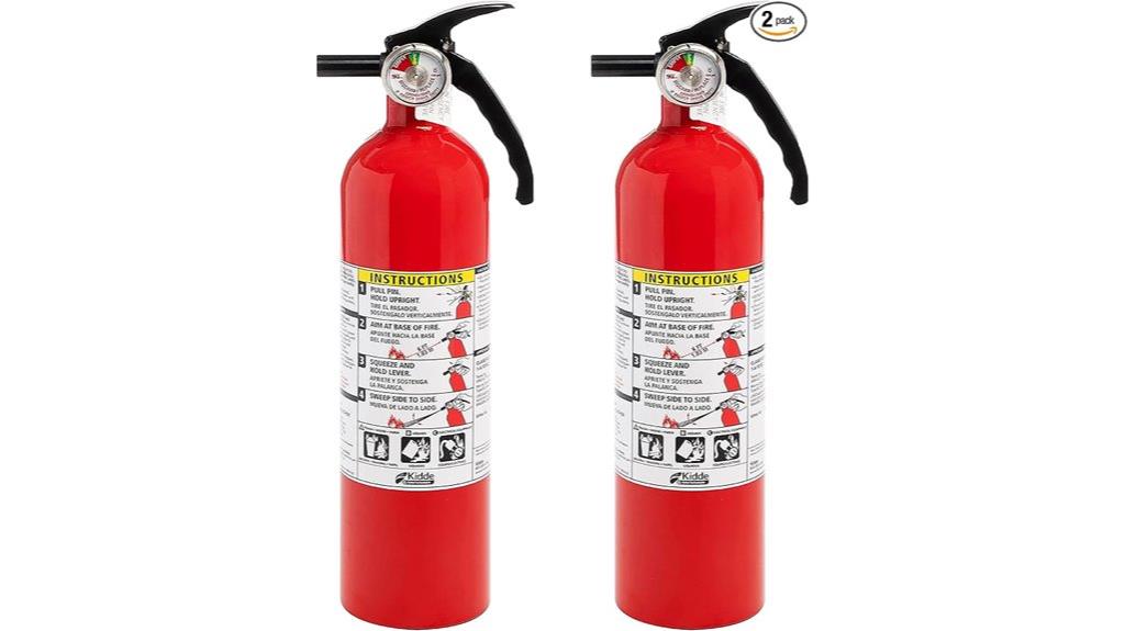 two pack fire extinguishers