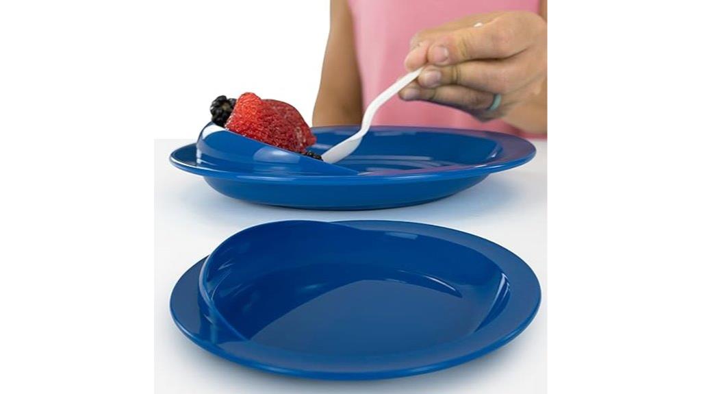 two pack spill proof plates