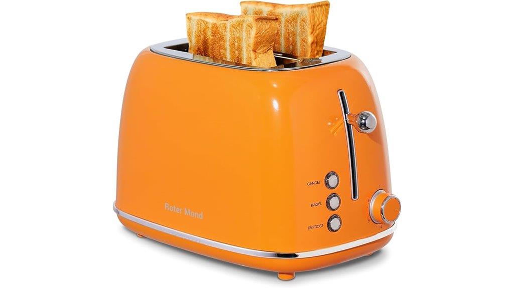 two slice toaster features