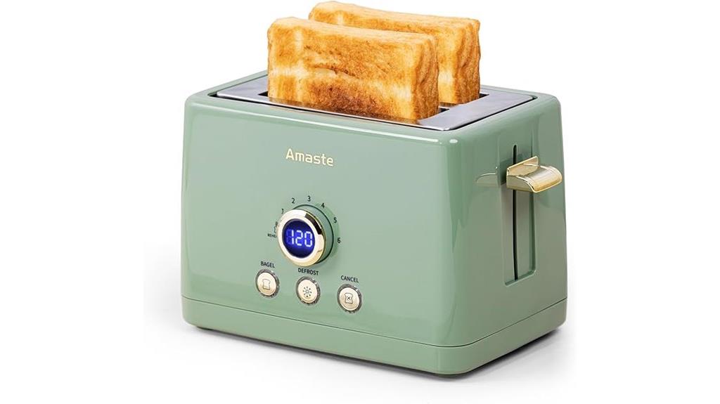 two slice toaster features