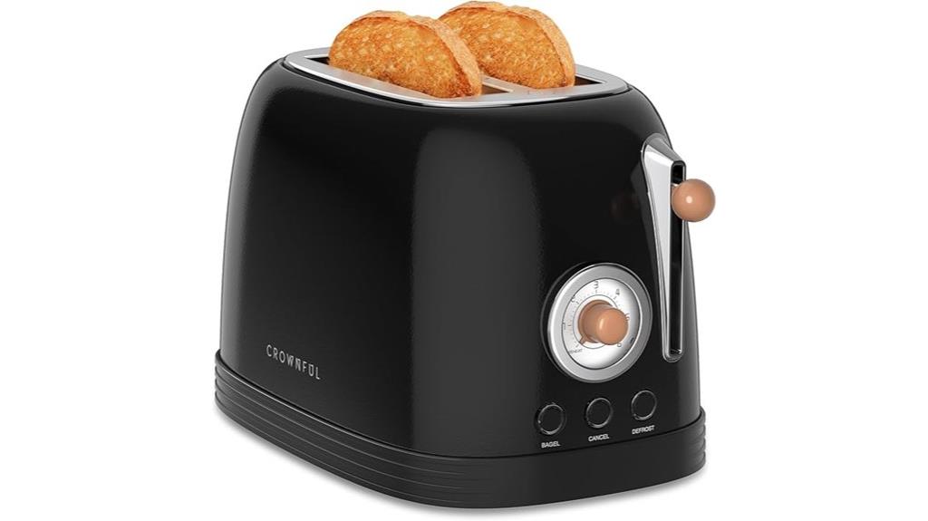 two slice wide slot toaster