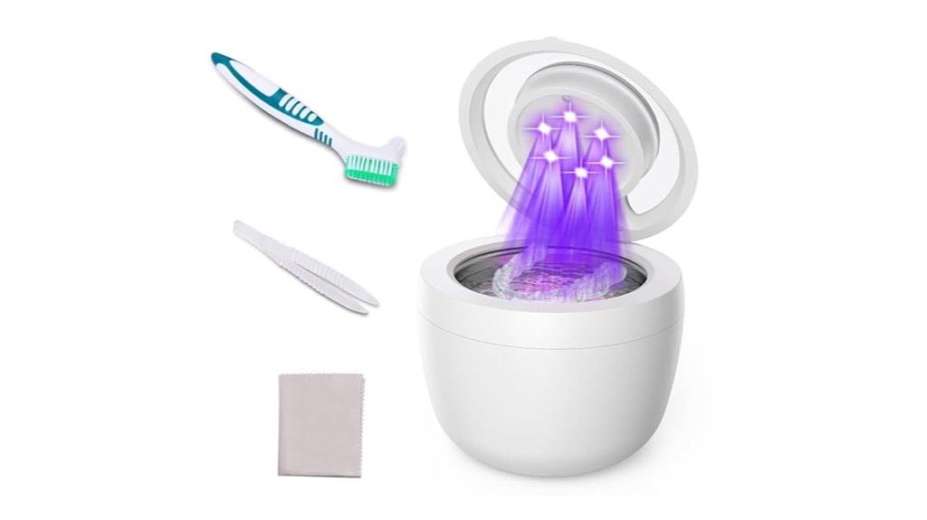 ultrasonic jewelry cleaner with lights