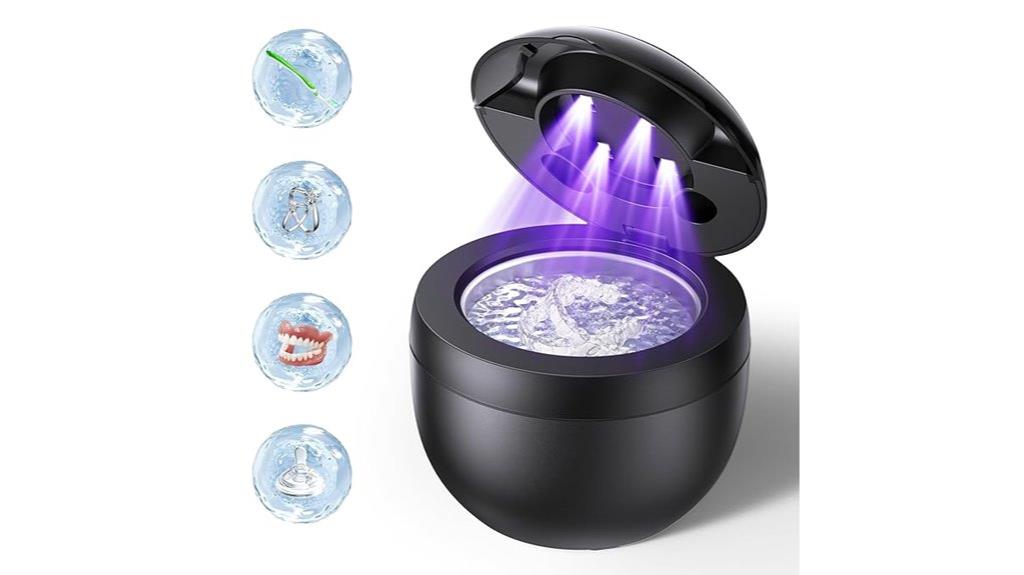ultrasonic uv c jewelry cleaner