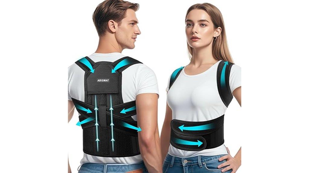 unisex back support brace