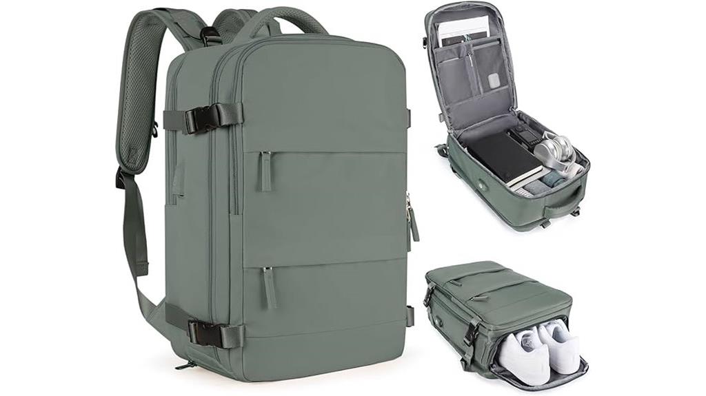 unisex travel backpack design
