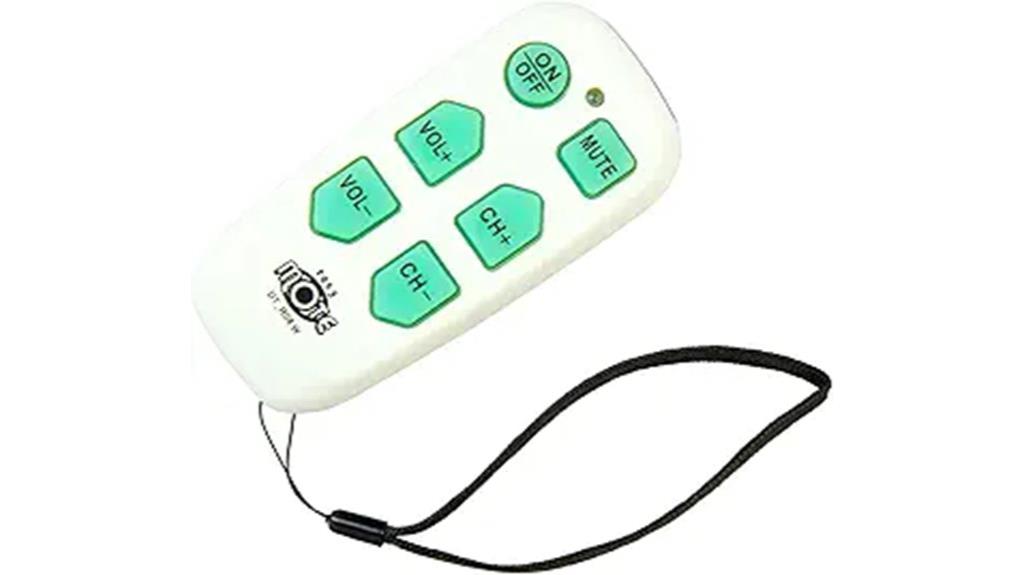 universal large button remote