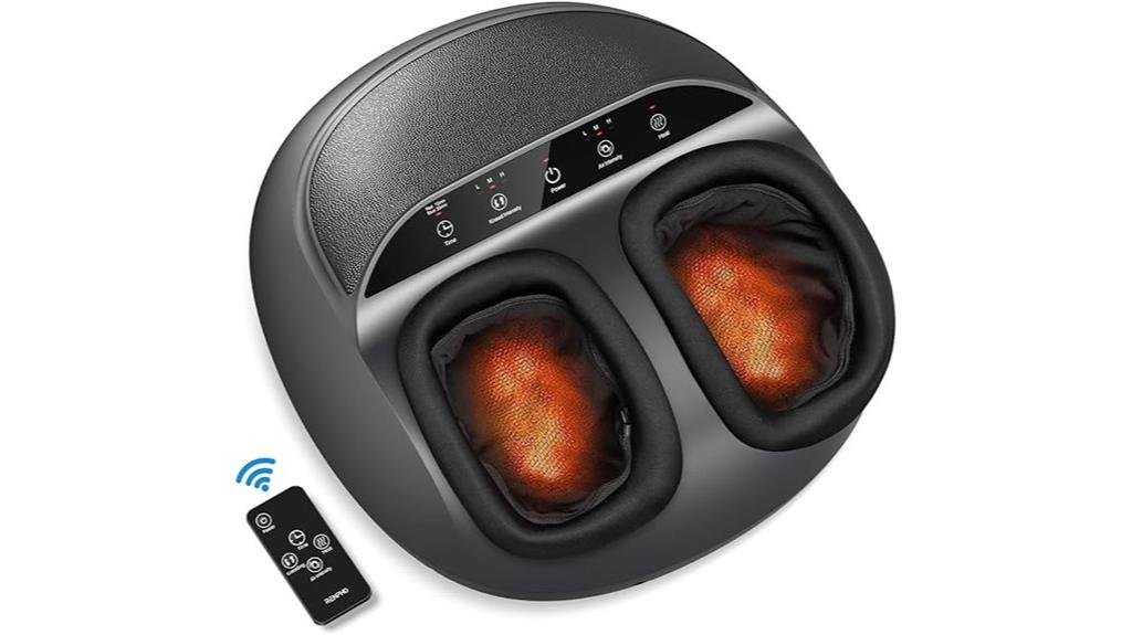 upgraded heat foot massager