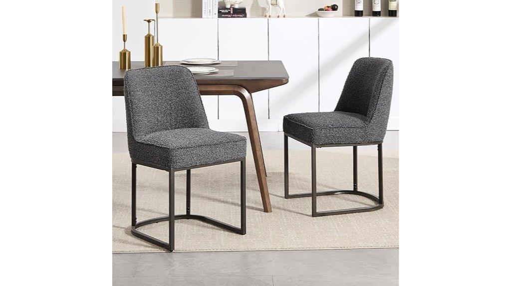 upholstered modern dining chairs