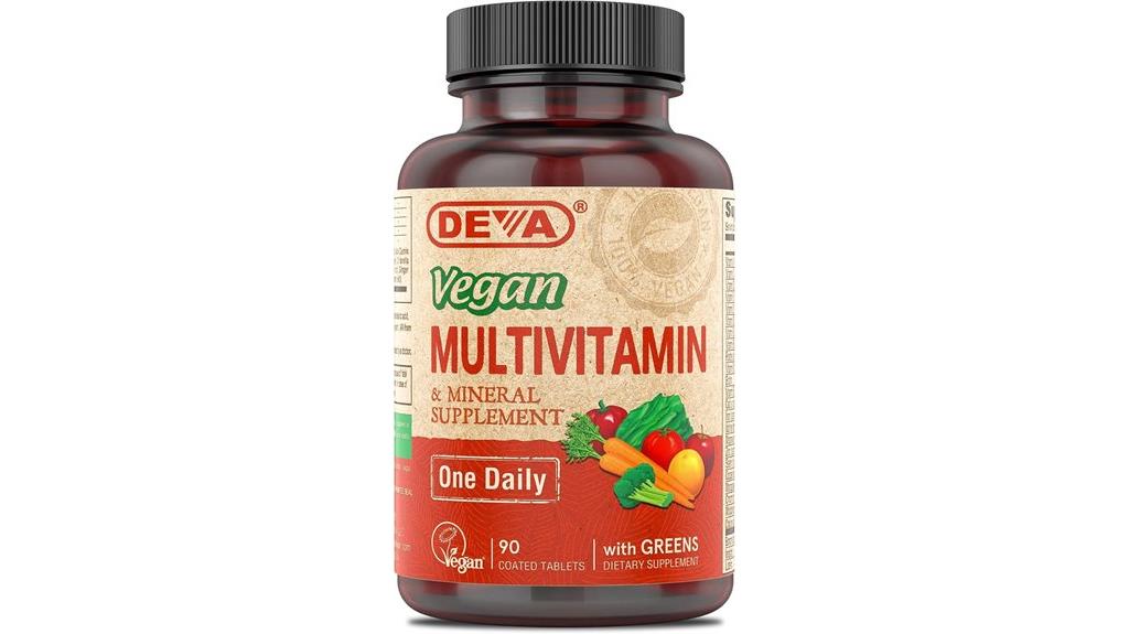 vegan multivitamin supplement tablets
