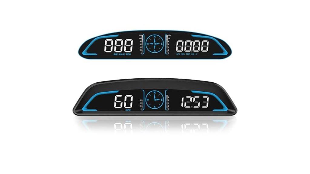 vehicle gps speedometer hud