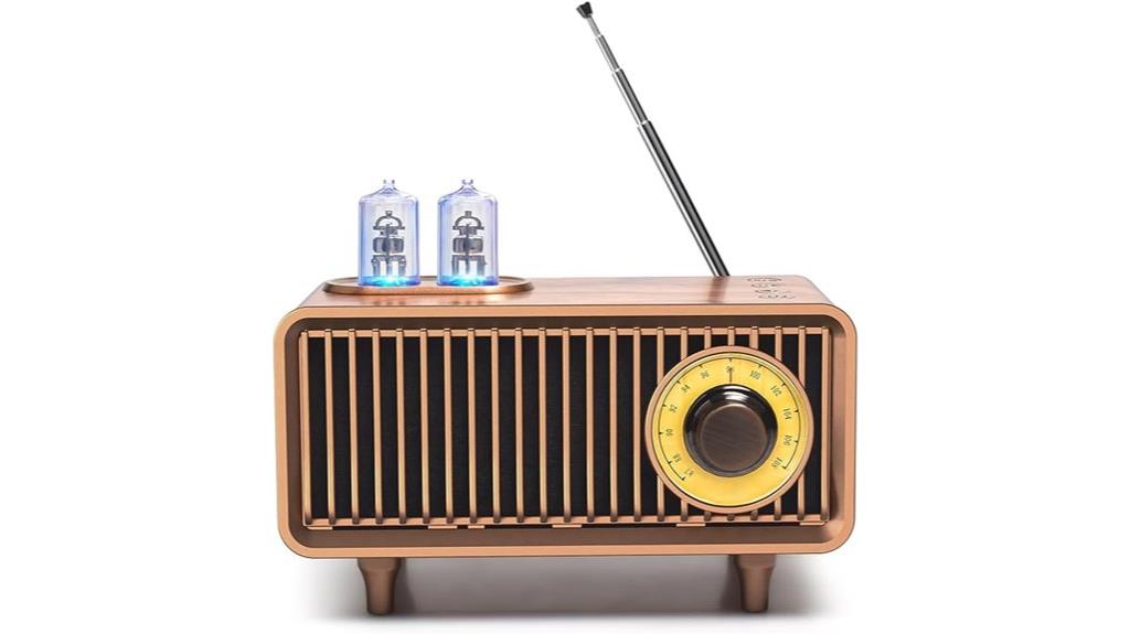vintage bluetooth radio speaker