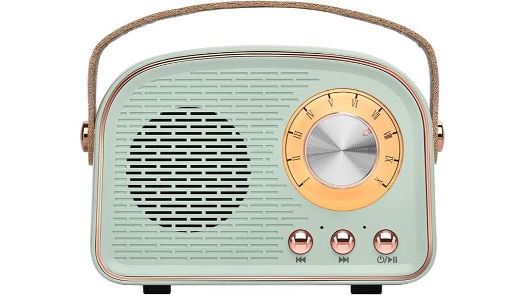 vintage portable wireless speaker
