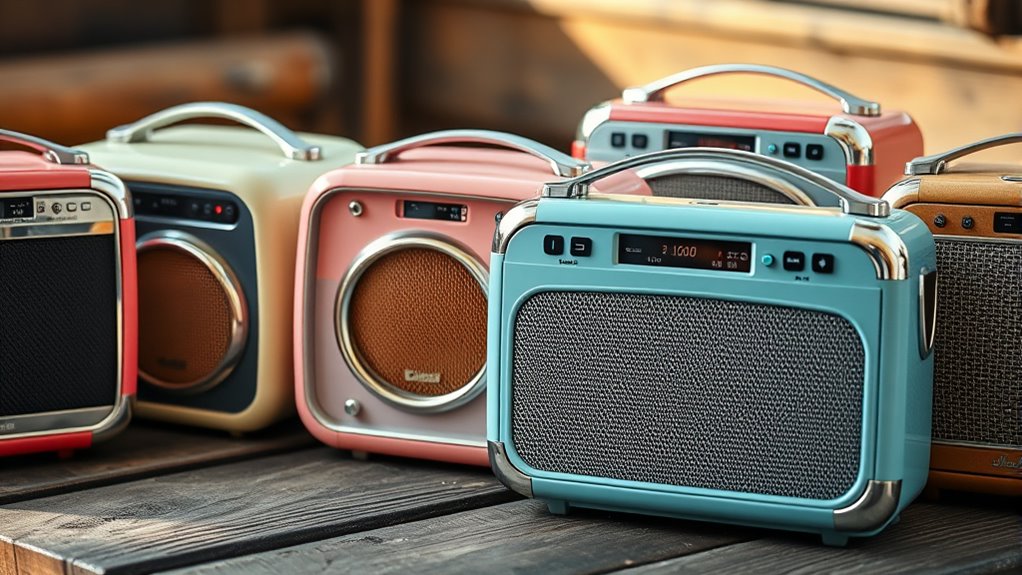 vintage style sound portability