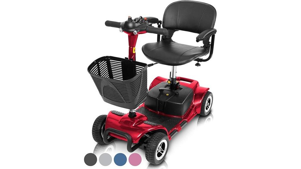vive 4 wheel scooter battery