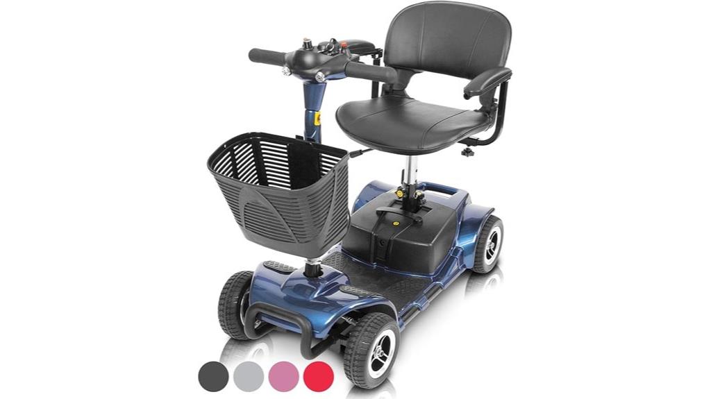 vive 4 wheel scooter set