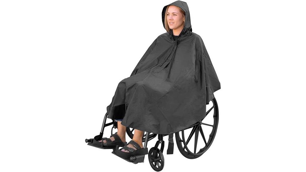 vive waterproof wheelchair poncho
