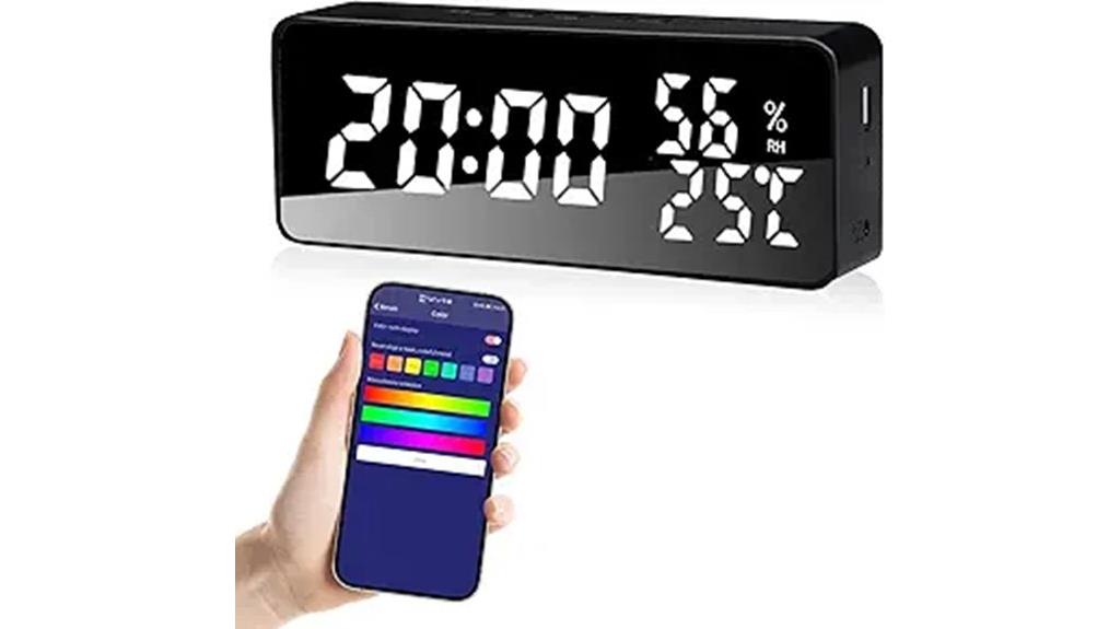 voice recording alarm clock