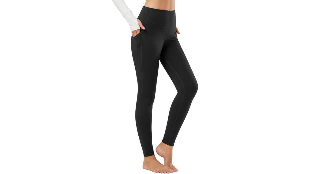 warm fleece lined leggings
