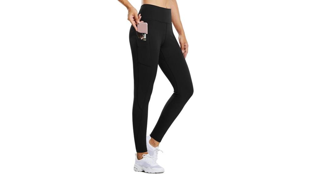 warm fleece lined leggings