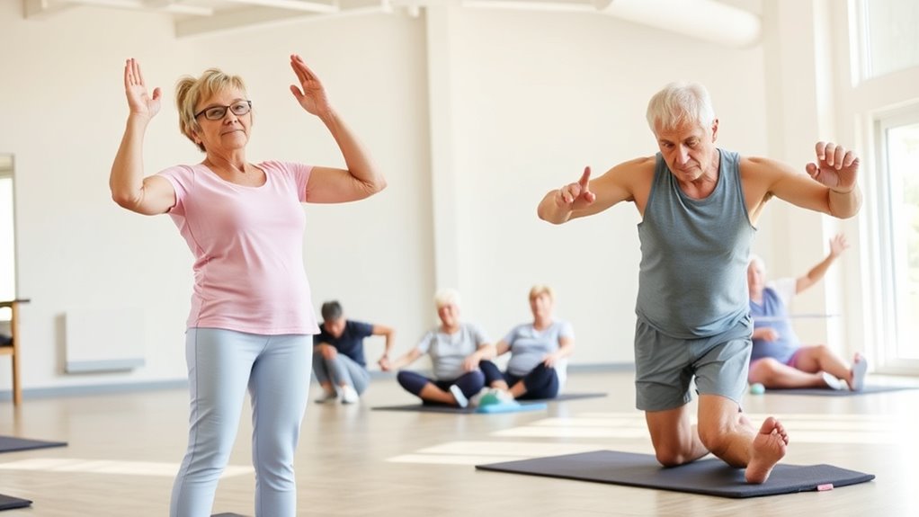 warm up and stretching routines