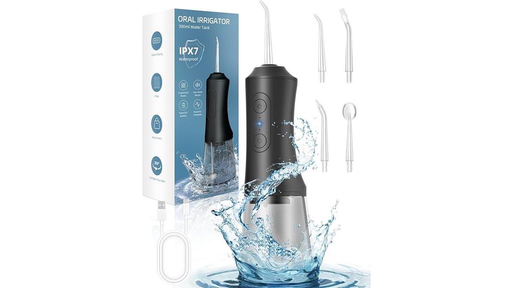 water flosser with 300ml capacity