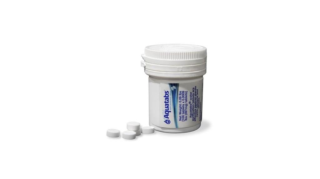 water purification tablets 100 pack