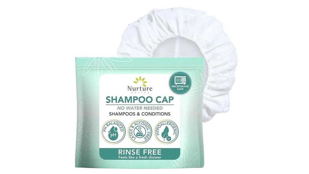 waterless shampoo cap