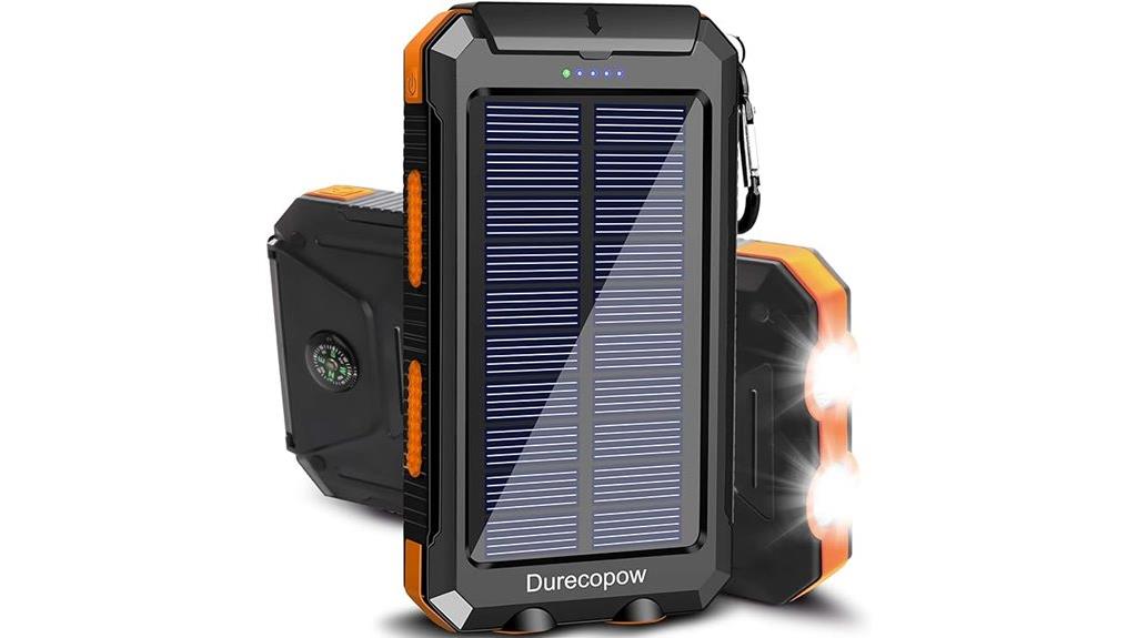 waterproof 20000mah solar charger