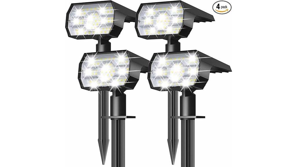 waterproof 56 led solar lights