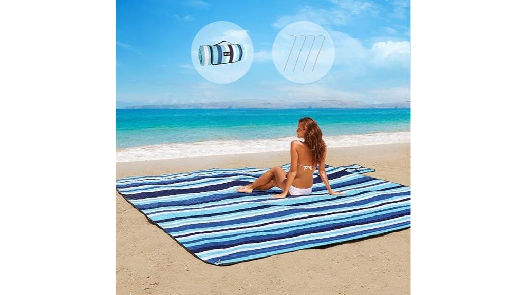 waterproof oversized beach blanket