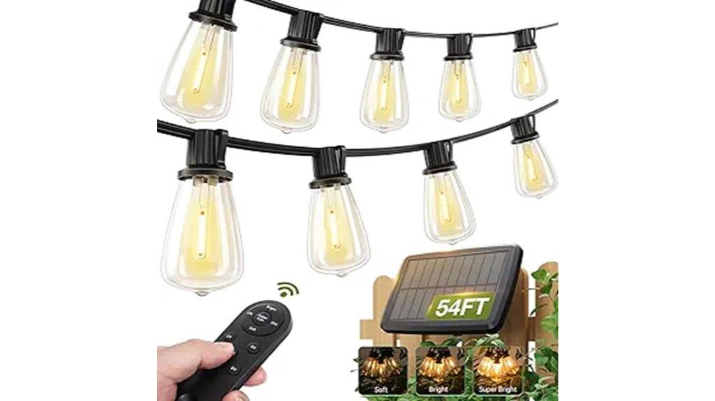 waterproof solar string lights