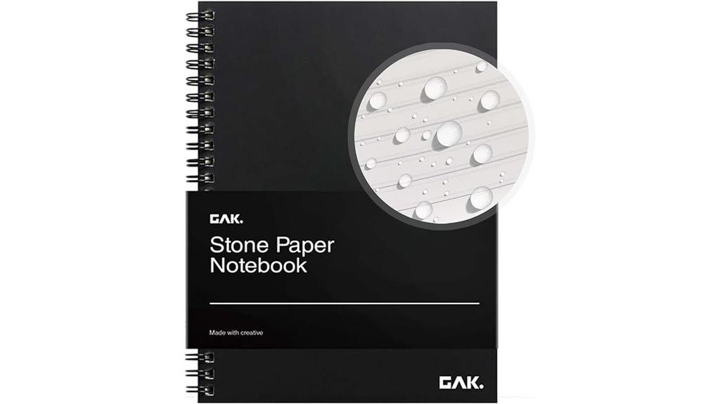 waterproof spiral notebook 50 sheets