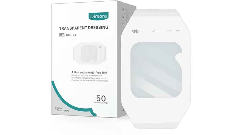 waterproof transparent bandage packs